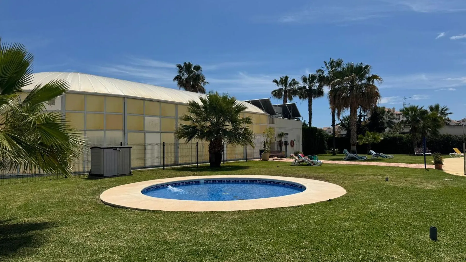 Apartmán Apartamento Torremar Natura Urbanizacion Naturista, Piscina Climatizada, Bajo Con Jardin, Parking Vera