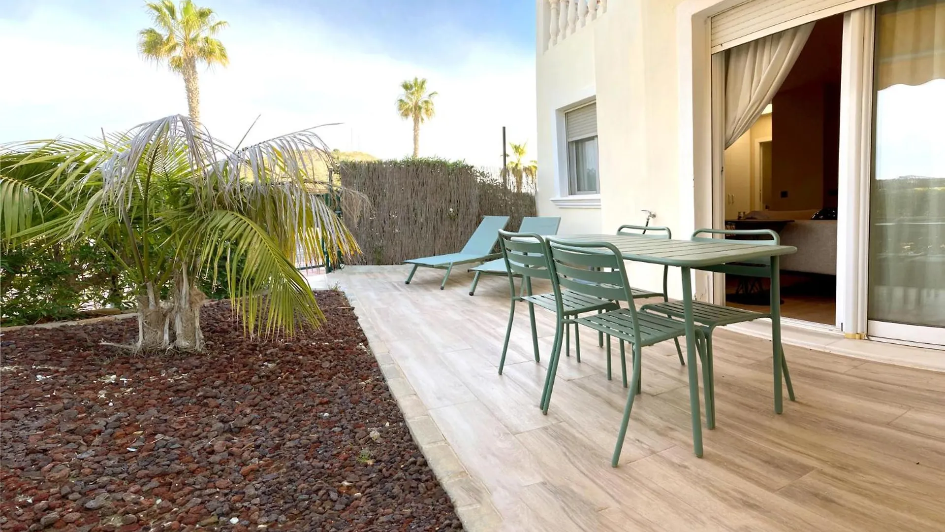 Apartmán Apartamento Torremar Natura Urbanizacion Naturista, Piscina Climatizada, Bajo Con Jardin, Parking Vera